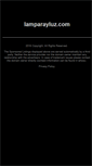 Mobile Screenshot of lamparayluz.com