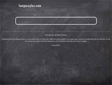 Tablet Screenshot of lamparayluz.com